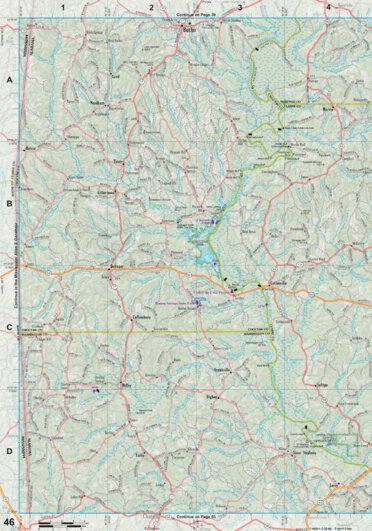 Alabama Atlas & Gazetteer Page 46 Preview 1