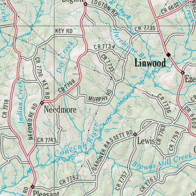Alabama Atlas & Gazetteer Page 50 Preview 3
