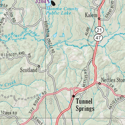 Alabama Atlas & Gazetteer Page 48 Preview 3