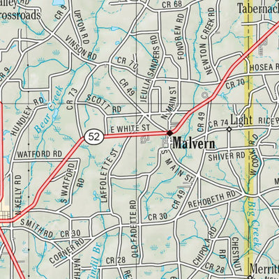 Alabama Atlas & Gazetteer Page 58 Preview 2