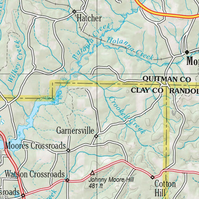 Alabama Atlas & Gazetteer Page 52 Preview 2
