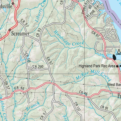 Alabama Atlas & Gazetteer Page 52 Preview 3