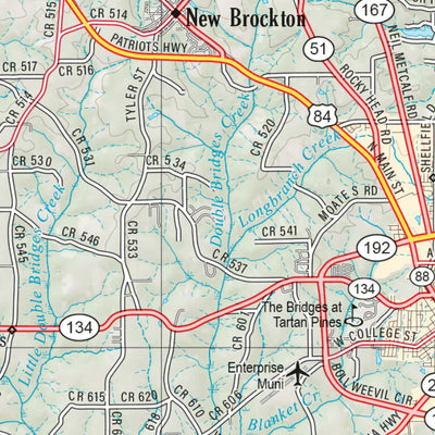 Alabama Atlas & Gazetteer Page 57 Preview 3
