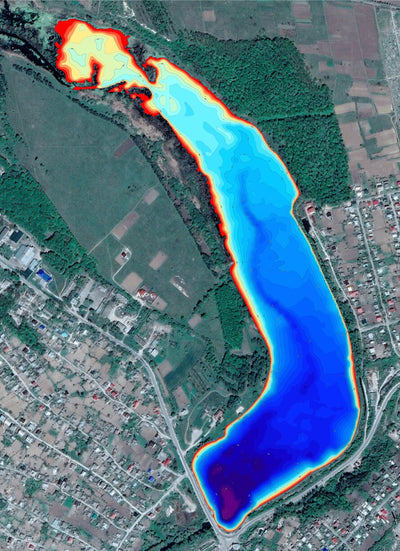 Смотрич річка (м. Городок, Хмельницька обл.). Карта глибин Preview 1