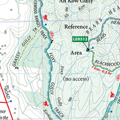 Lerderderg & Werribee Gorges Map Guide 7th Edition Preview 2