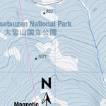 Oputateshike-yama North Face Ski Map (Hokkaido, Japan) Preview 2