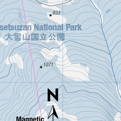Oputateshike-yama North Face Ski Map (Hokkaido, Japan) Preview 2