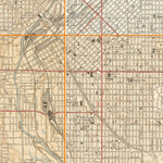 Denver (1941-1947) - 16 quadrangle-compilation, Authoritative, USGS, Seamless Map, 920 sq mi Preview 2