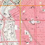 Denver (1965) - 16 quadrangle-compilation, Authoritative, USGS, Seamless Map, 920 sq mi Preview 2