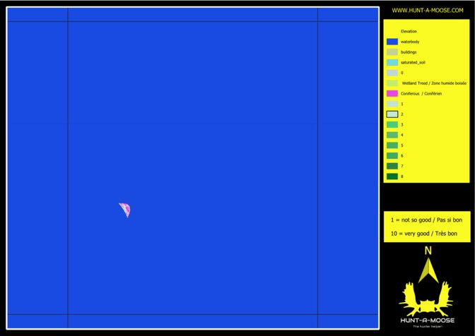 Beartooth Game Range Map DO59DD Beartooth Island Map by Hunt-A-Moose | Avenza Maps
