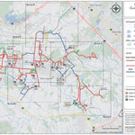 Carte des sentiers | Club équestre de Mirabel - SECTEURS A à F Preview 1