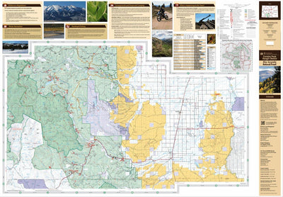 Rio Grande NF - Conejos Peak RD - Visitor Map - Map Bundle Preview 1