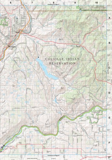 Washington Atlas & Gazetteer Page 37 Preview 1