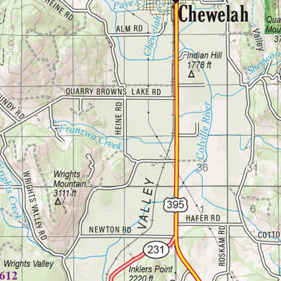 Washington Atlas & Gazetteer Page 40 Preview 2