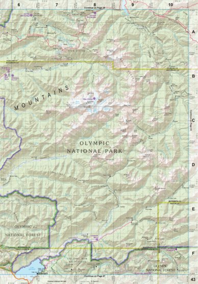 Washington Atlas & Gazetteer Page 43 Preview 1