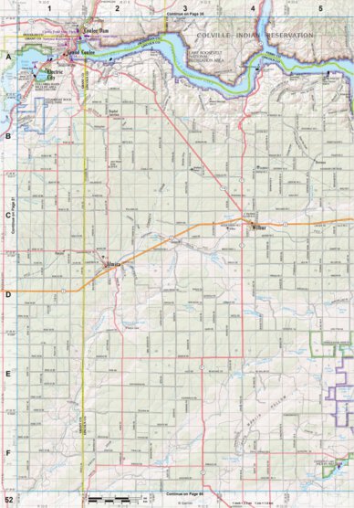 Washington Atlas & Gazetteer Page 52 Preview 1