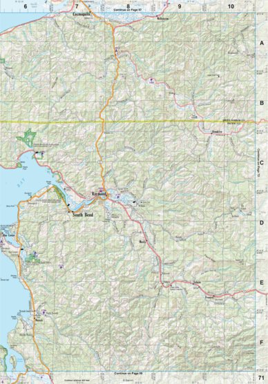 Washington Atlas & Gazetteer Page 71 Preview 1