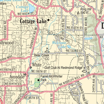 Washington Atlas & Gazetteer Page 46 Preview 2