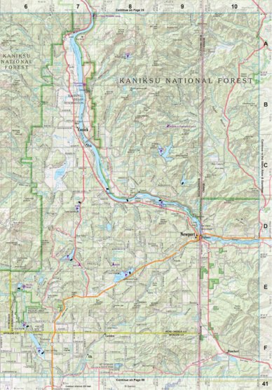 Washington Atlas & Gazetteer Page 41 Preview 1