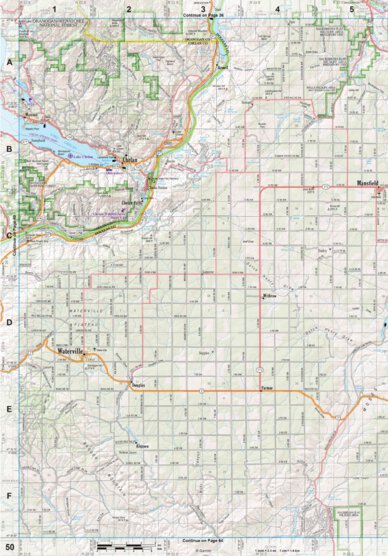 Washington Atlas & Gazetteer Page 50 Preview 1