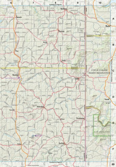 Washington Atlas & Gazetteer Page 69 Preview 1