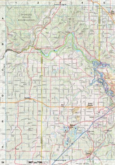 Washington Atlas & Gazetteer Page 54 Preview 1