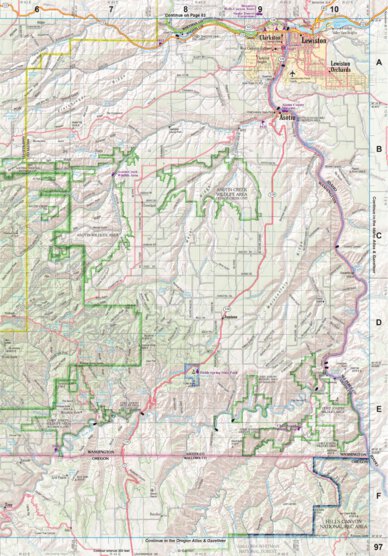 Washington Atlas & Gazetteer Page 97 Preview 1