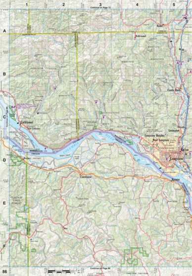Washington Atlas & Gazetteer Page 86 Preview 1