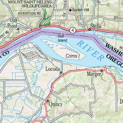 Washington Atlas & Gazetteer Page 86 Preview 2