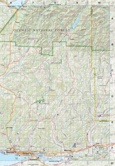 Washington Atlas & Gazetteer Page 57 Preview 1