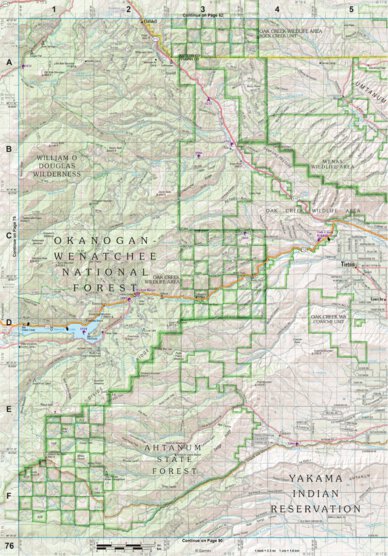 Washington Atlas & Gazetteer Page 76 Preview 1
