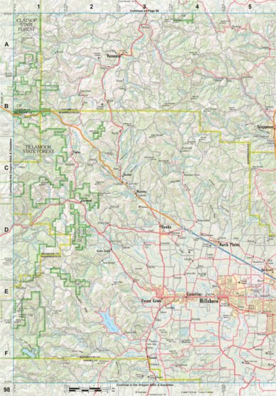 Washington Atlas & Gazetteer Page 98 Preview 1