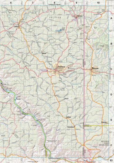 Washington Atlas & Gazetteer Page 83 Preview 1
