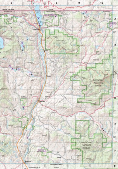 Washington Atlas & Gazetteer Page 21 Preview 1