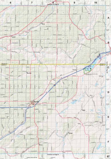 Washington Atlas & Gazetteer Page 67 Preview 1