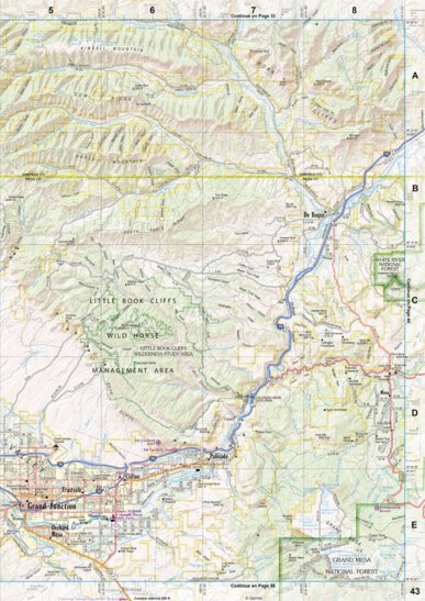 Colorado Atlas & Gazetteer Page 43 Preview 1