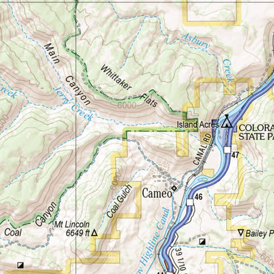 Colorado Atlas & Gazetteer Page 43 Preview 3