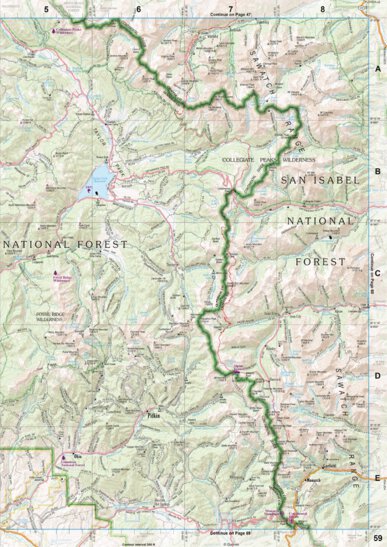 Colorado Atlas & Gazetteer Page 59 Preview 1