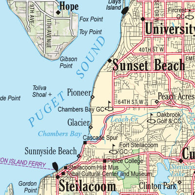 Washington Atlas & Gazetteer Page 59 Preview 2