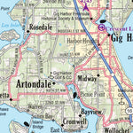 Washington Atlas & Gazetteer Page 59 Preview 3