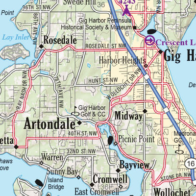 Washington Atlas & Gazetteer Page 59 Preview 3