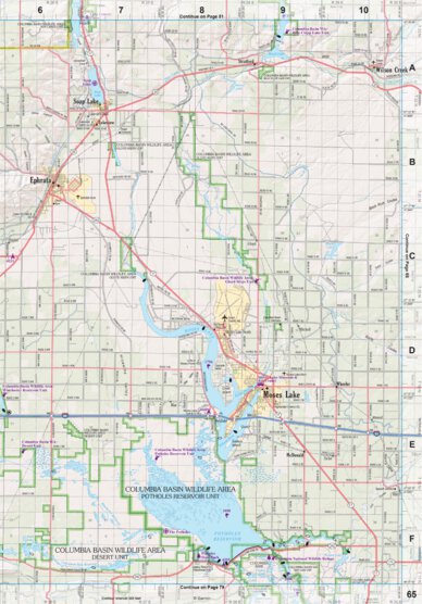 Washington Atlas & Gazetteer Page 65 Preview 1