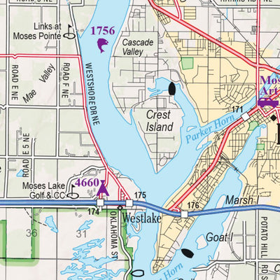 Washington Atlas & Gazetteer Page 65 Preview 3
