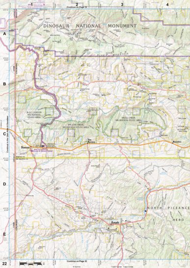 Colorado Atlas & Gazetteer Page 22 Preview 1