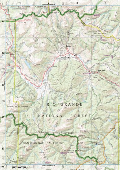 Colorado Atlas & Gazetteer Page 78 Preview 1