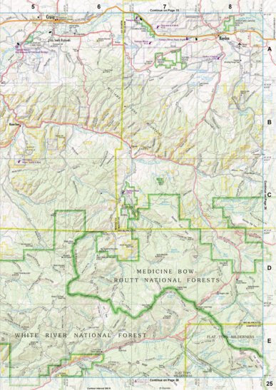 Colorado Atlas & Gazetteer Page 25 Preview 1