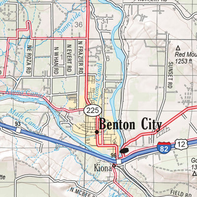 Washington Atlas & Gazetteer Page 93 Preview 3