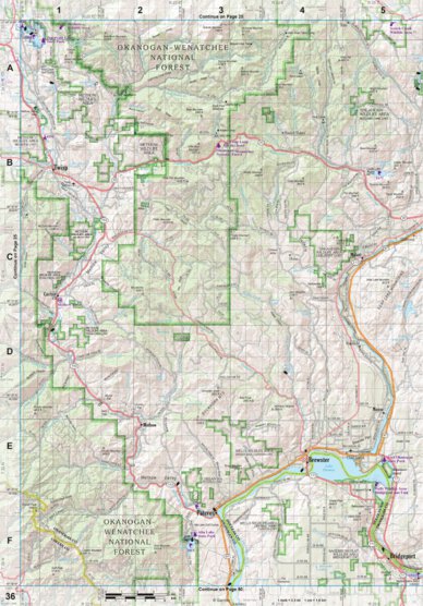 Washington Atlas & Gazetteer Page 36 Preview 1