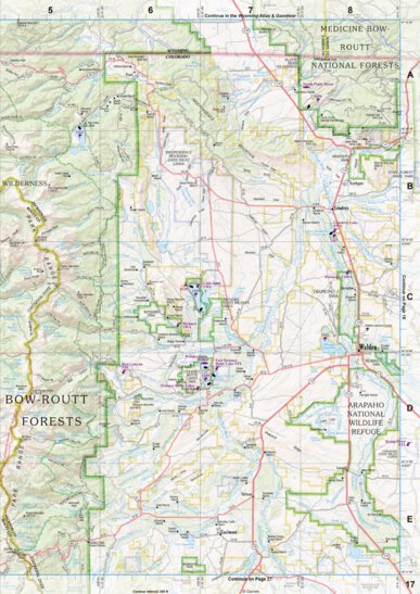 Colorado Atlas & Gazetteer Page 17 Preview 1