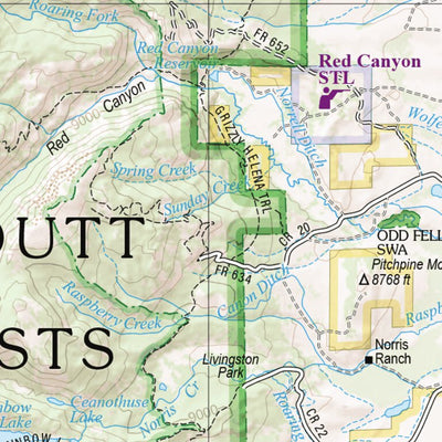 Colorado Atlas & Gazetteer Page 17 Preview 3